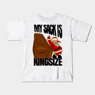 Santa's sack is extra large ;-) KINGSIZE Kids T-Shirt